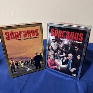 Sopranos DVD Season 3 Three 4 Four Box Set HBO Video Series RARE
